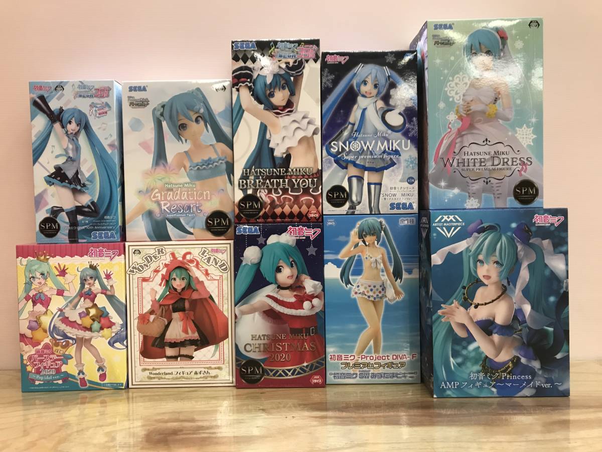 大得価，100%新品 玩714 フィギュア 10点まとめ 初音ミク/DIVA 10th Anniversary/Gradation Resort/BREATH YOU/雪ミク/WHITE DRESS/バースデー/赤ずきん 等(初音ミク)｜売買されたオークション情報、yahooの商品情報をアーカイブ公 初音ミク