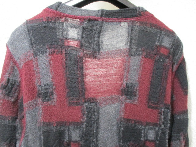 ジュンヤワタナベ コムデギャルソン｜マドラスチェック エルボパッチ カーディガン Archive 即決 08AW JUNYA WATANABE MAN COMME des GARCONS ジュンヤ