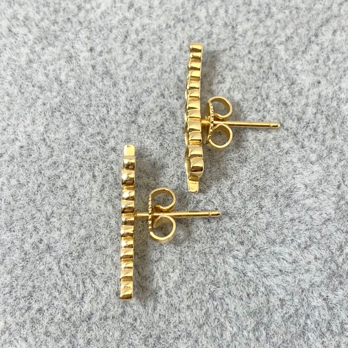 ティファニー TIFFANY & CO. K18 ラビングハート クライマー ピアス 