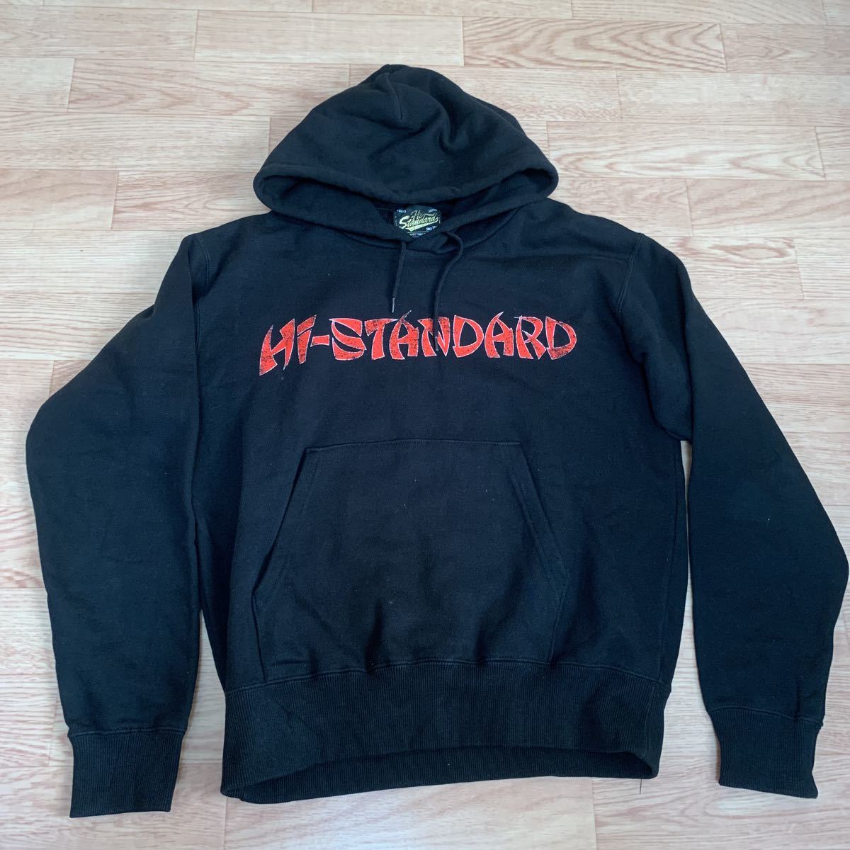 送料無料！美品！Hi-STANDARD 忍者フーディパーカー メンズSサイズ 黒
