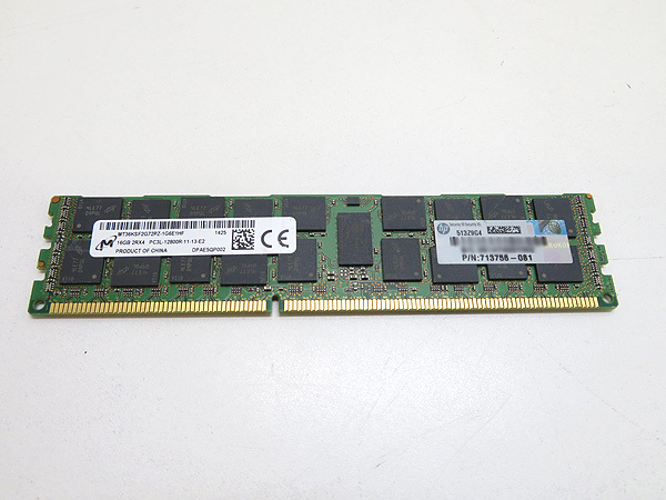 ▽Micron　16GB　2Rx4　PC3L-12800R　サーバー用メモリ　10枚セット▽ 16GB ECC 2RX4 MHz 0 PC3L-12800S