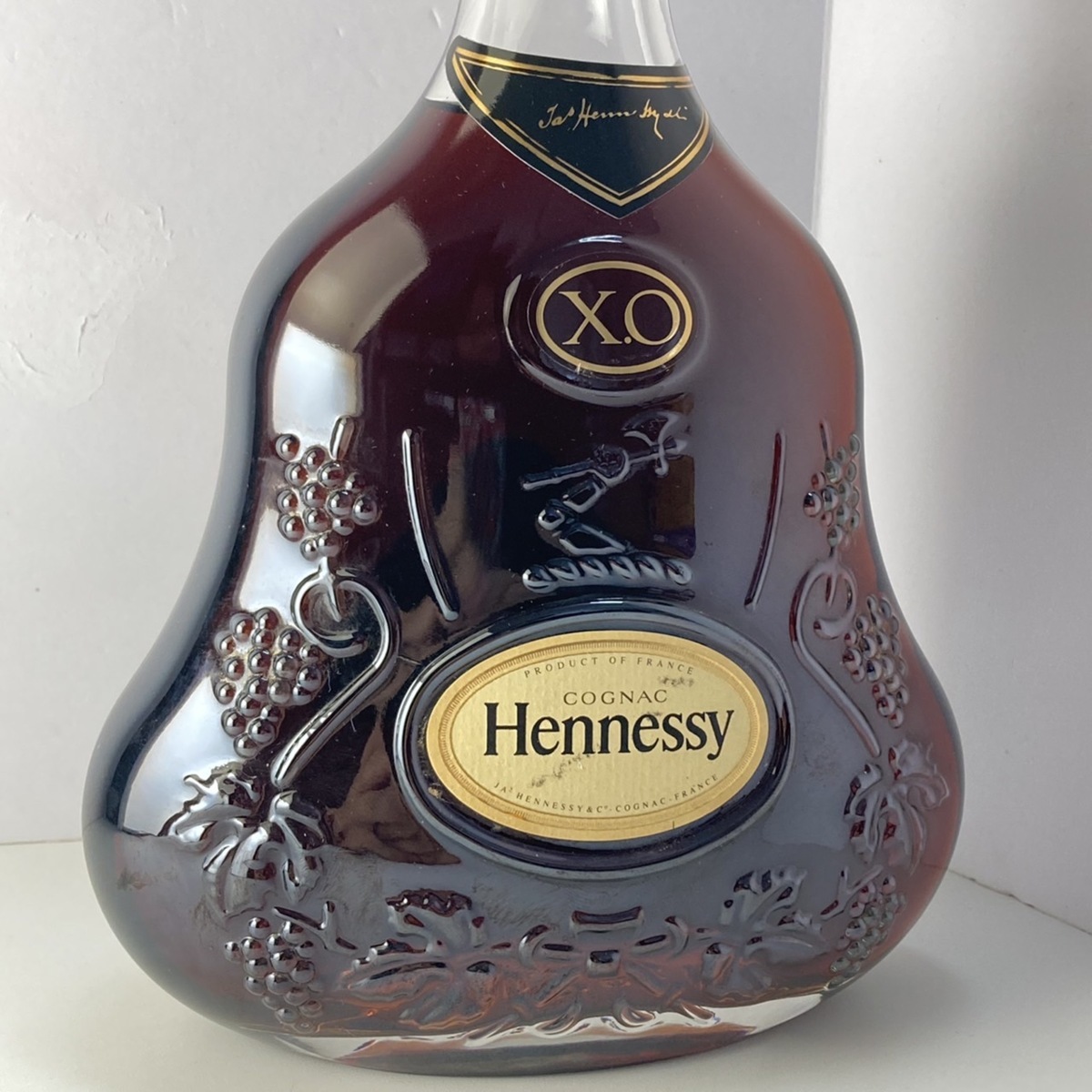 金キャップ 古酒 XO ヘネシー 未開栓 Hennessy クリアボトル 700ml