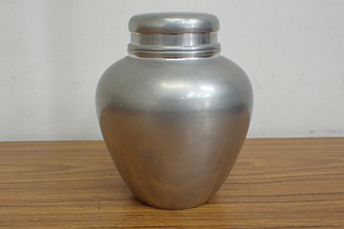 煎茶道具 茶入 茶心壺 古錫 茶道具 茶壷 煎茶 茶 茶葉罐 茶壺
