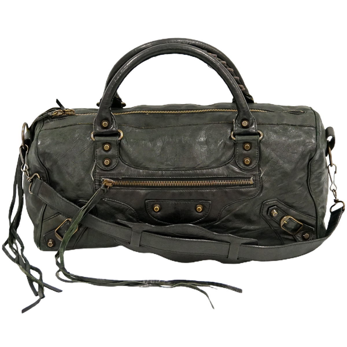 2025，格安 本物 バレンシアガ BALENCIAGA ザ ツィギー 2WAY ショルダーバッグ ハンドバッグ レザー ブラック 128523(かばん、バッグ)｜売買されたオークション情報、yahooの商品情報をアーカイブ公開 - オーク かばん、バッグ