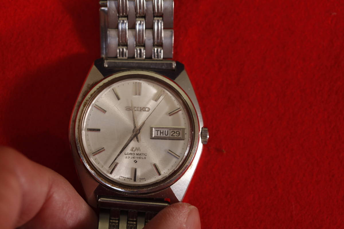 『SEIKO セイコー　LORD MATIC　23石　自動巻き　可動』 セイコー 23石 SEIKO JA-0740| ワンピース SEIKO&frasl;セイコー◇LM&frasl;ロード