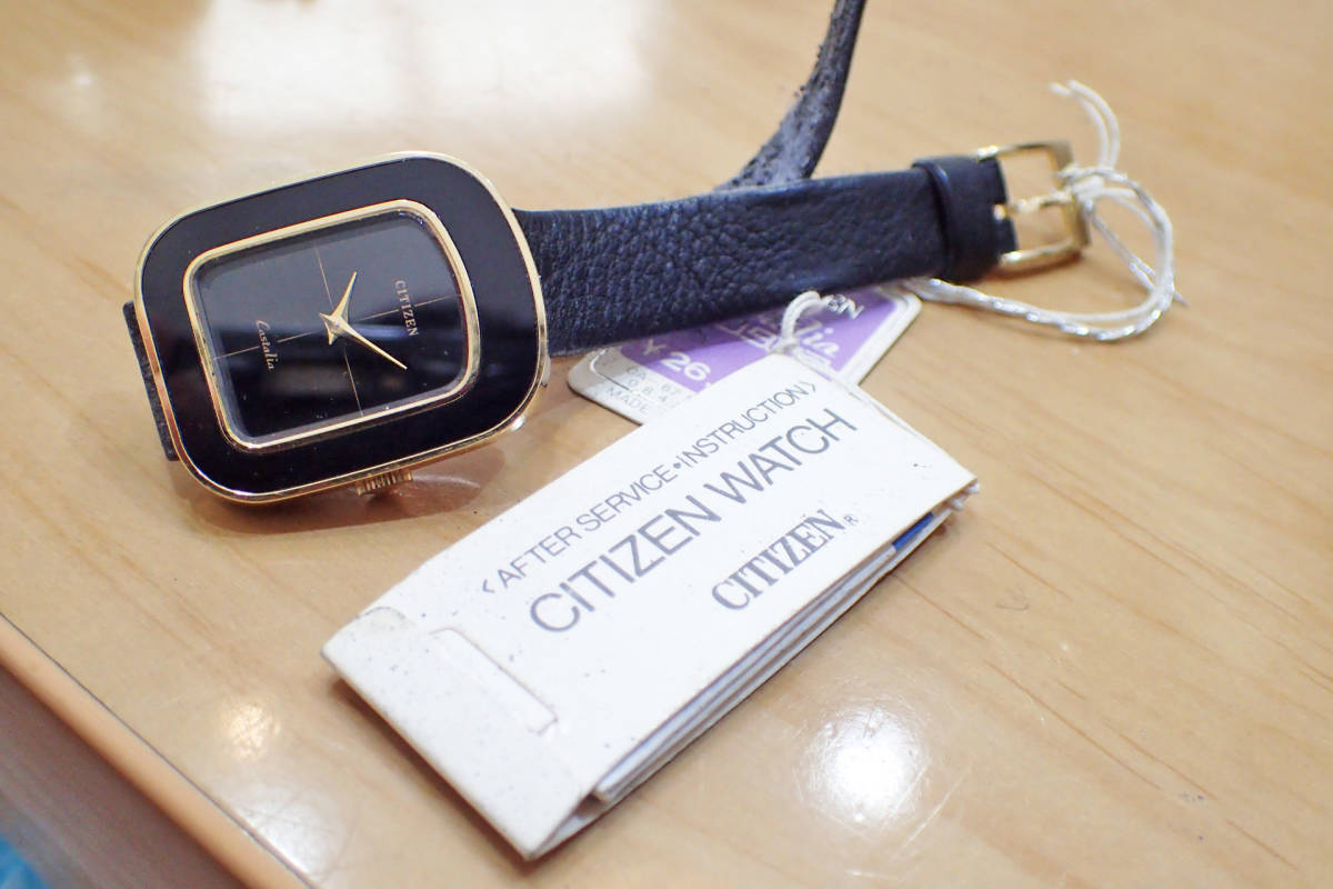 希少タグ付 未使用品 CITIZEN シチズン カスタリア 手巻 WGP 23石