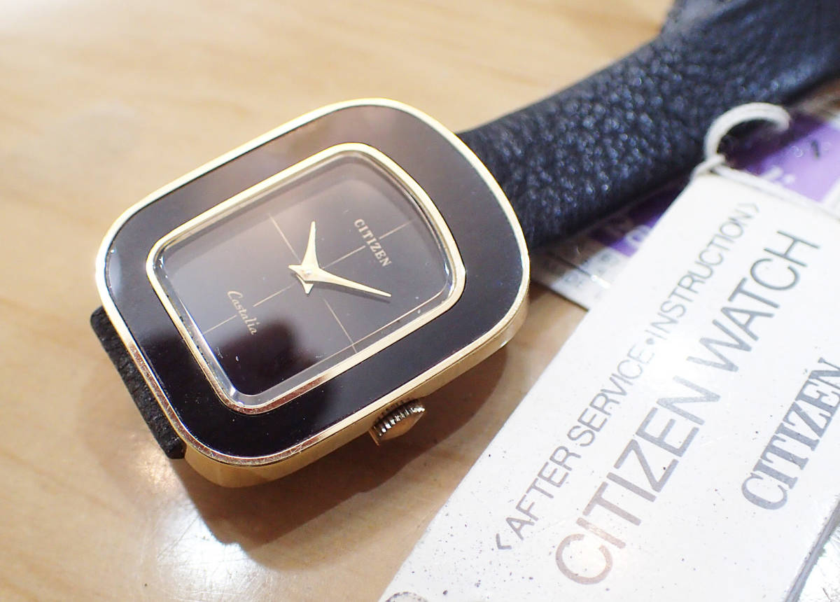 希少タグ付 未使用品 CITIZEN シチズン カスタリア 手巻 WGP 23石