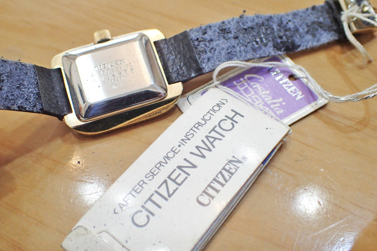 希少タグ付 未使用品 CITIZEN シチズン カスタリア 手巻 WGP 23石