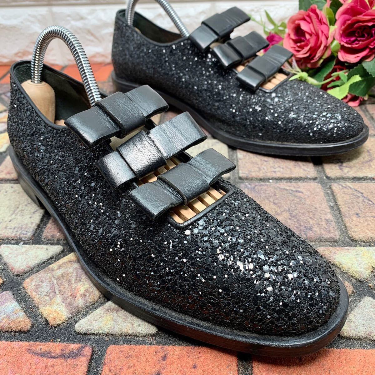 markus Lupfer マーカスルーファー　ローファー　グリッター　靴　38 24cm レディース即決