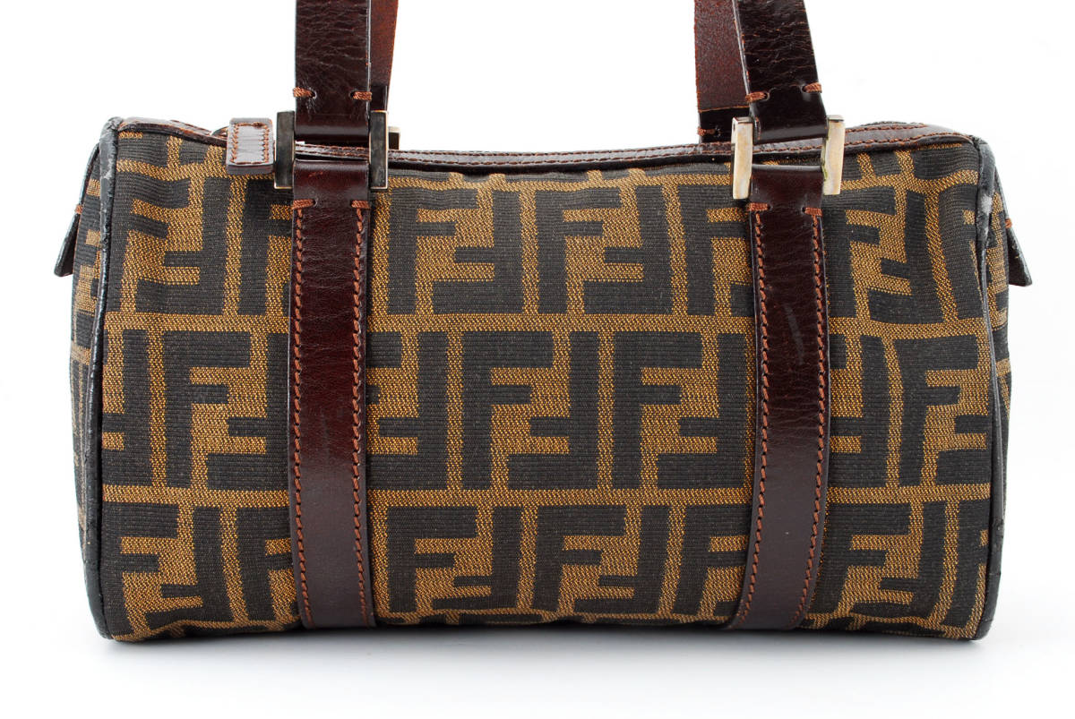 1円スタート】ヴィンテージ FENDI フェンディ ズッカ キャンバス 