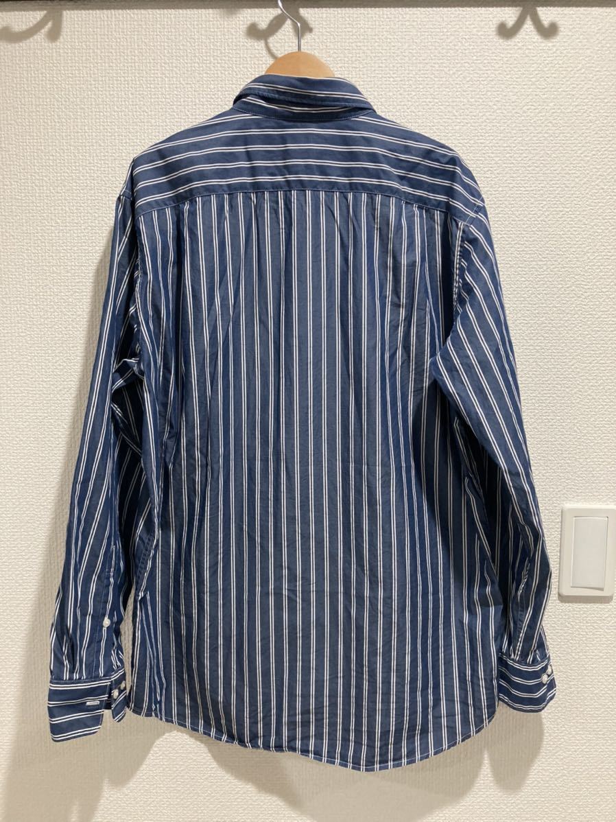 ユニクロ ストライプ 長袖 シャツ トップス メンズ L 青 ブルー ワイシャツ 無印良品 Gu 長袖シャツ 売買されたオークション情報 Yahooの商品情報をアーカイブ公開 オークファン Aucfan Com