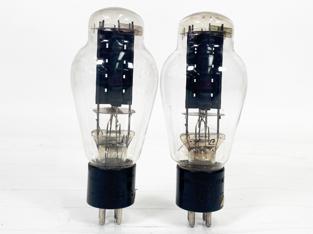 Western Electric 300B 刻印 オリジナル品 2本 [27430] Electric