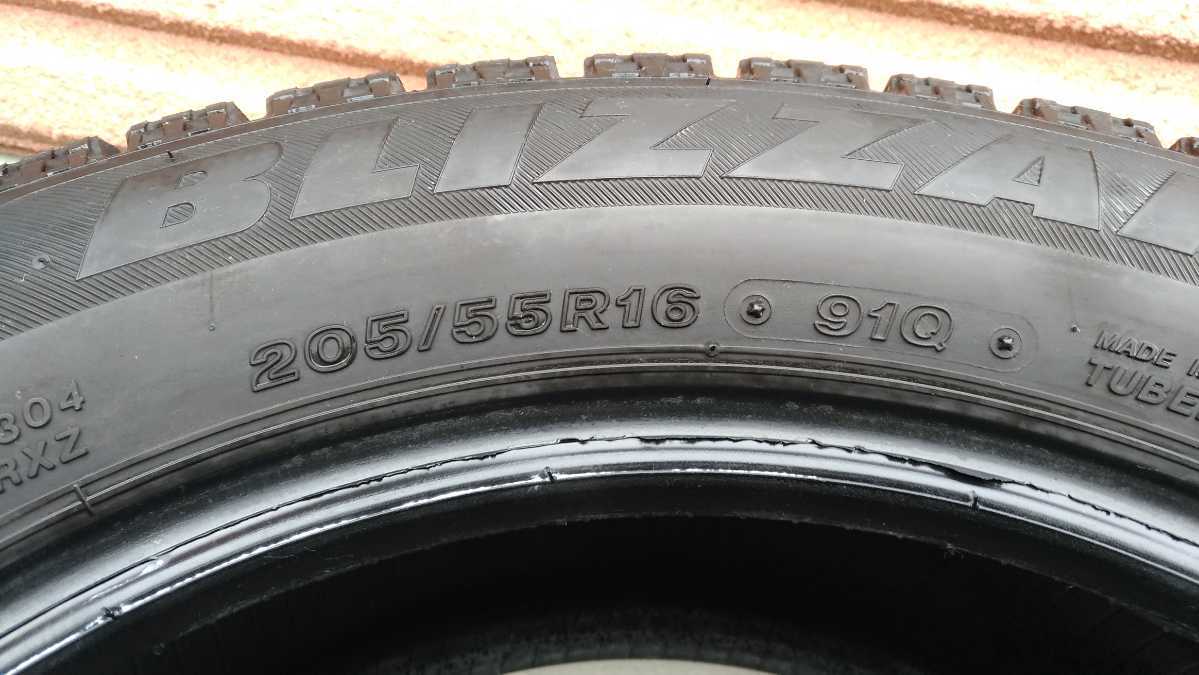 中古 スタッドレスタイヤ ブリヂストン VRX 205/55R16 2本 送料無料