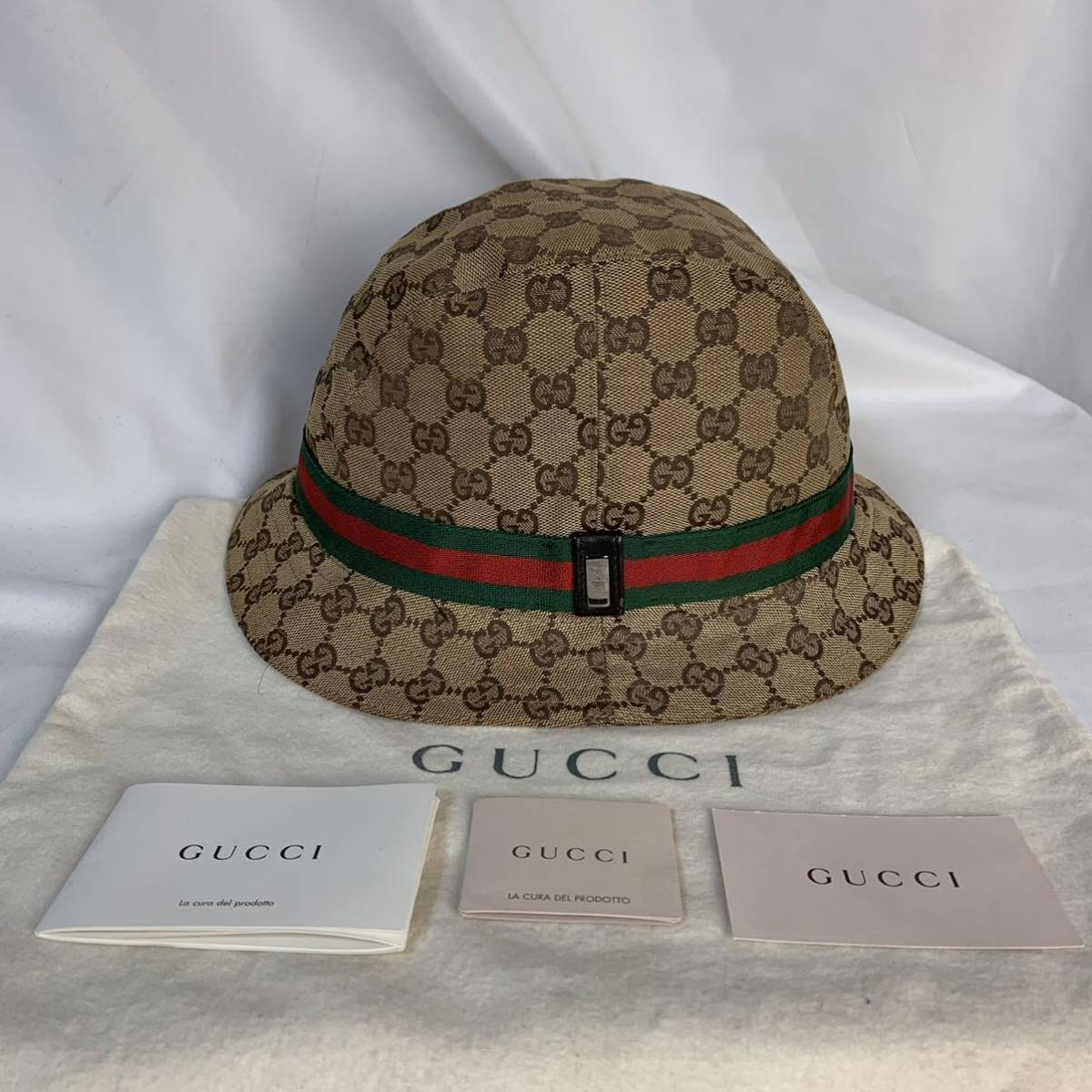 ☆1円スタート☆ 最高級 極美品 GG 総柄 シェリー ライン GUCCI グッチ