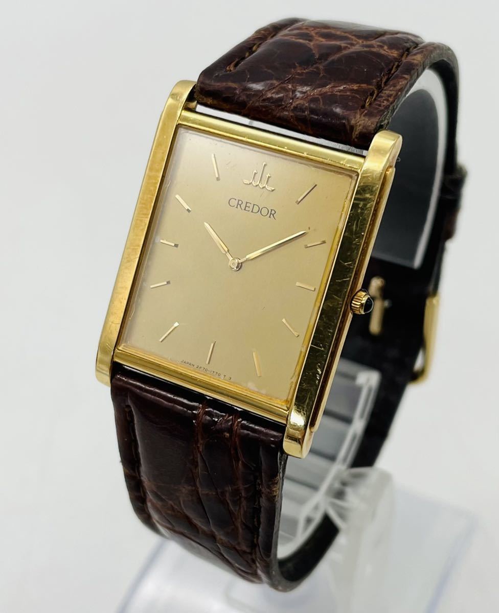 CREDOR クレドール セイコー SEIKO 電池交換済⁄洗浄済SEIKO 2F70-5330 