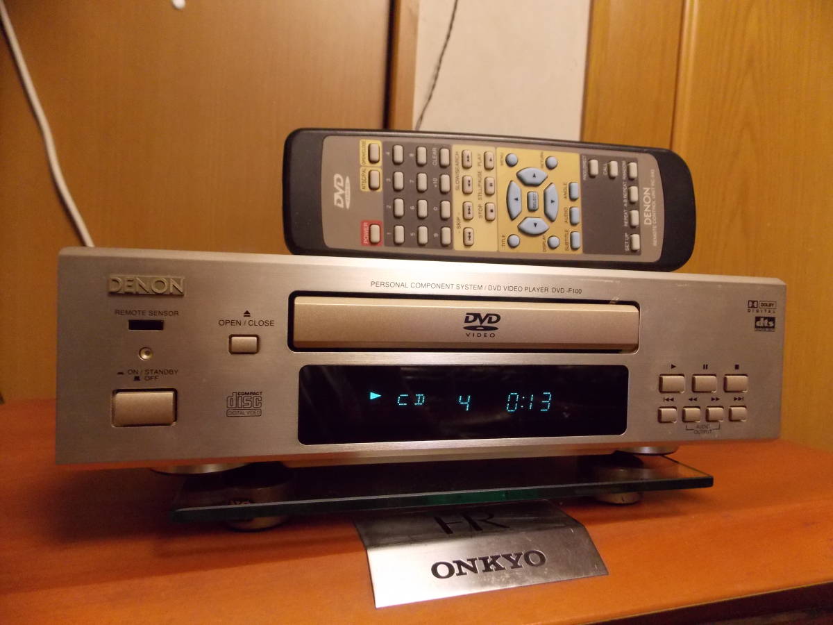 DENON DCD-F100 DRA-F100 Denon DVD-F100 ☆DENON CD プレイヤー 再生