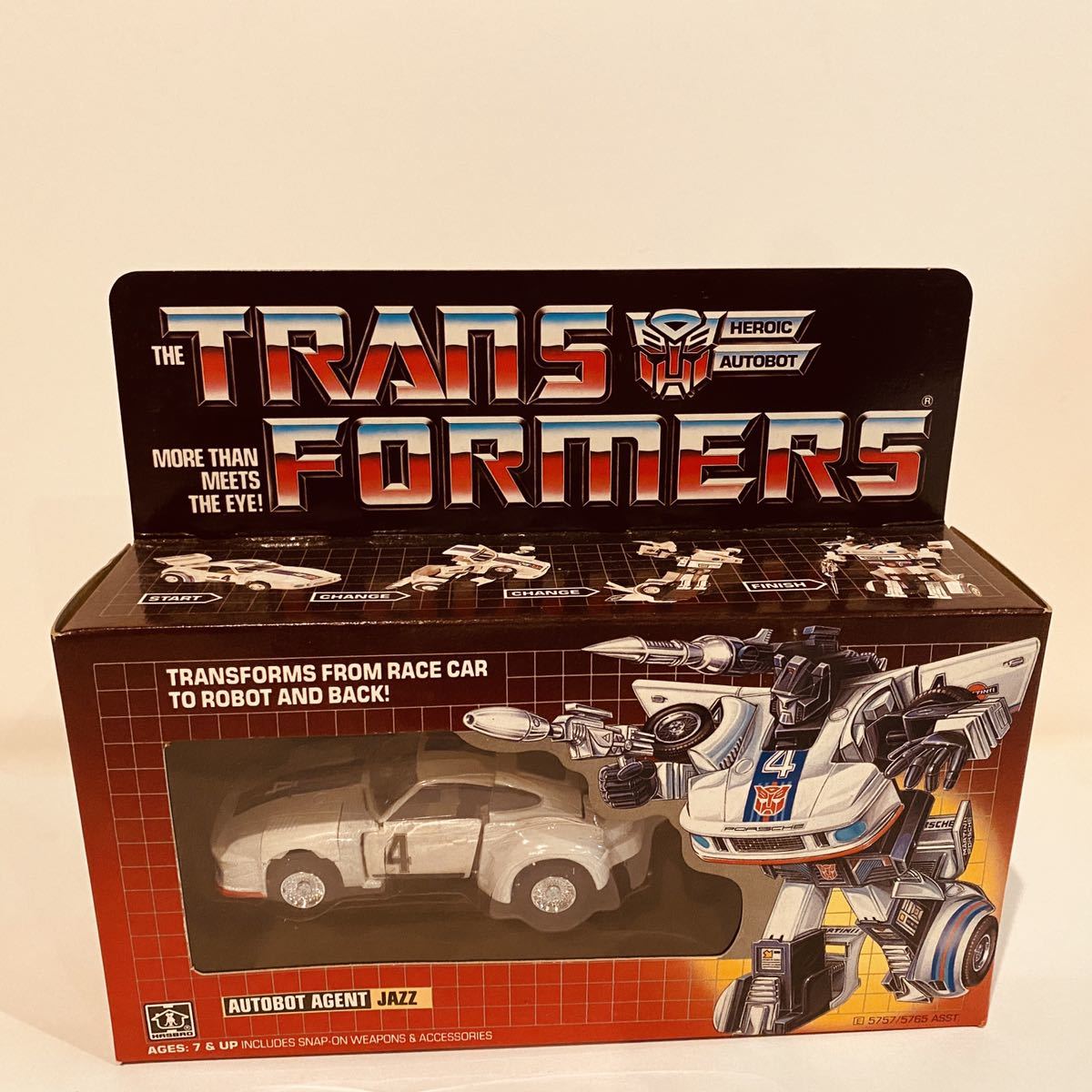 トランスフォーマー Hasbro 海外 当時物 G1 JAZZ TRANSFORMERS 昭和 