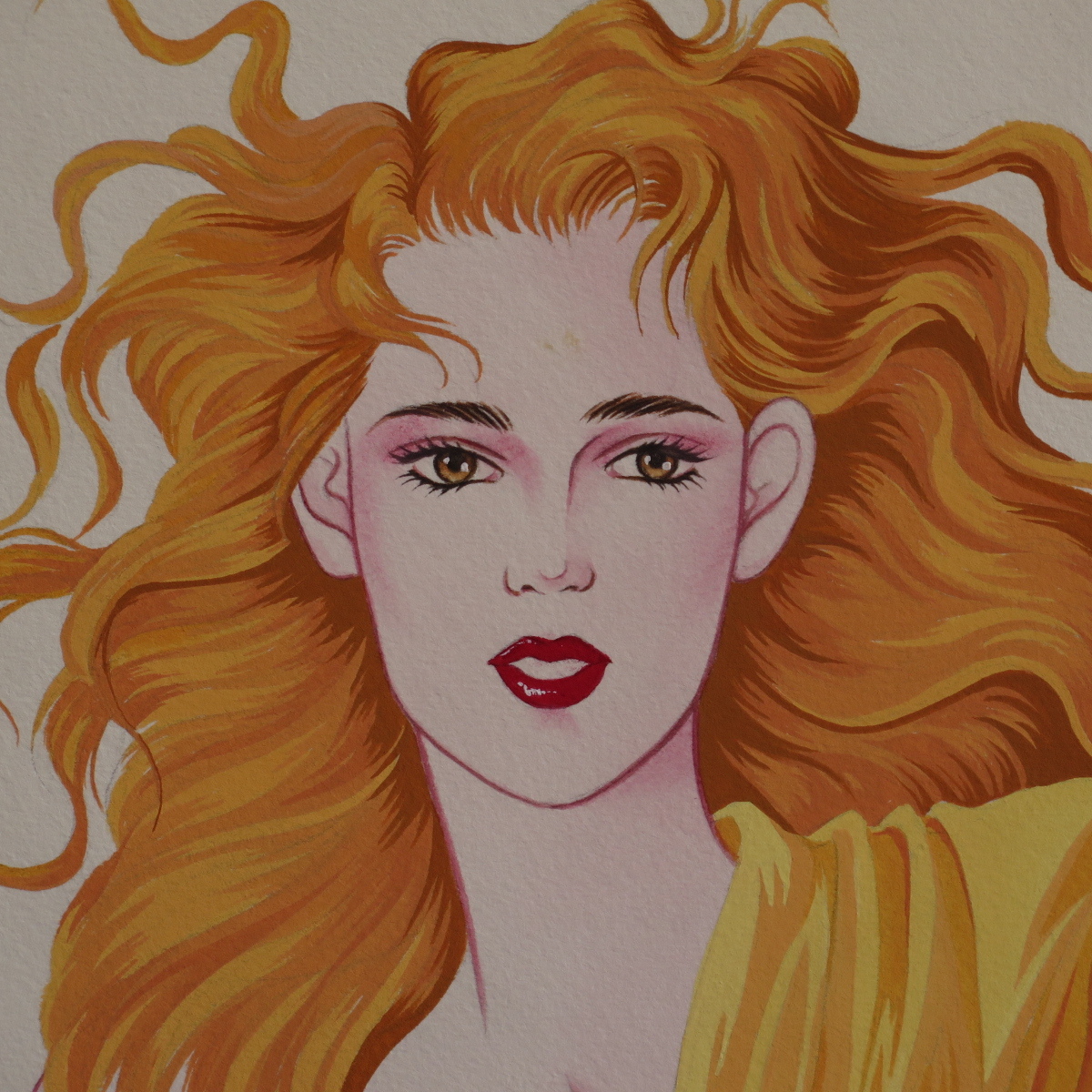 骨 久下じゅんこ モダンガール 仮題 水彩 M10号 ファッション イラスト 風 華やかな 美人 画 額装もおしゃれ インテリア 人物画 売買されたオークション情報 Yahooの商品情報をアーカイブ公開 オークファン Aucfan Com