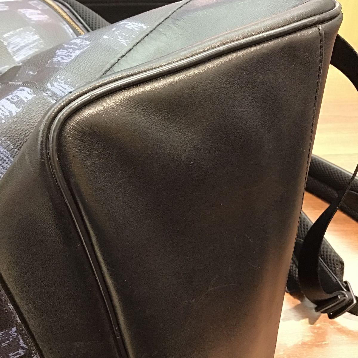 COACH】美品☆コーチ バックパック ウエスト グラフィック チェッカー 