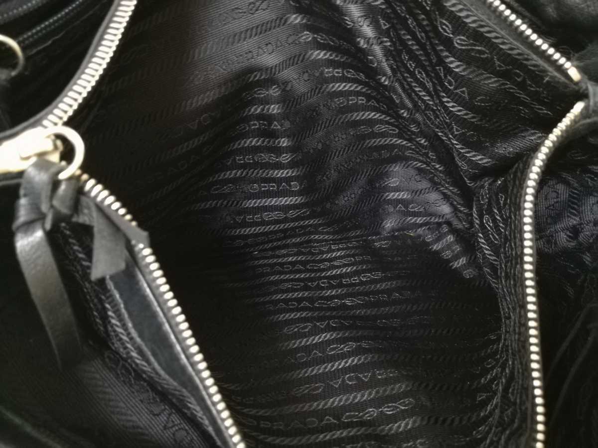 PRADA プラダ ショルダーバッグ レザー ブラック 黒 (プラダ) ショルダー 公式通販 サフィアーノレザー - 2way バッグ ハンドバッグ | レディース