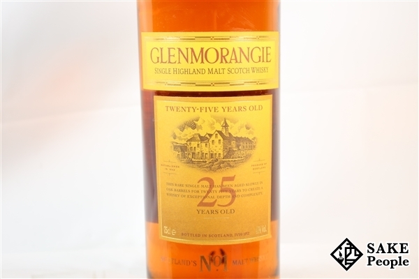 グレンモーレンジ | モーレンジ(Glenmorangie)|25年 旧ボトル|ハード