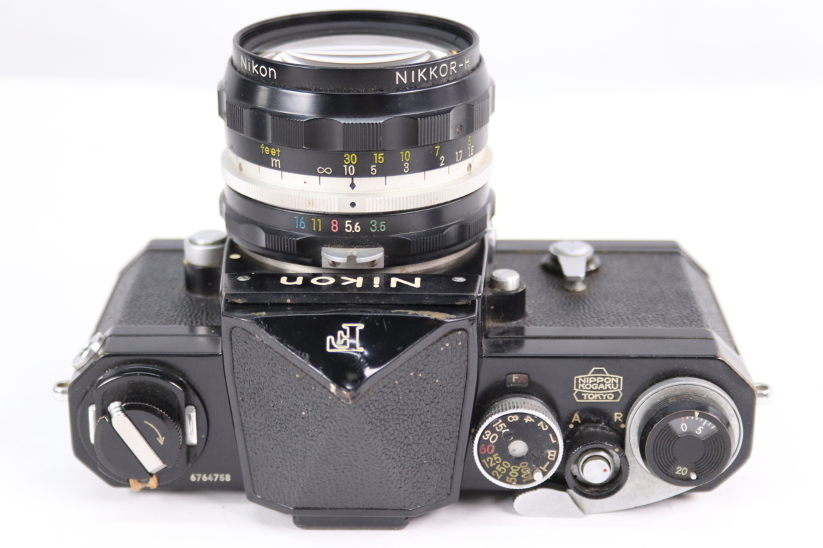 【送料込み】NikonFアイレベルシルバーボディフィルム一眼レフカメラ F アイレベル ニコン Nikon ブラック ボディ 一眼レフ フィルムカメラ