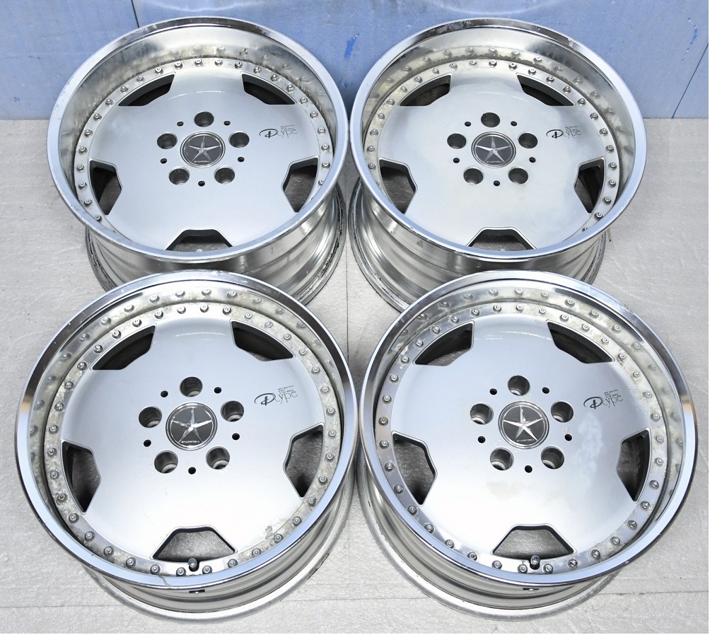 ☆★MANARAY　5.5Jx15　＋50　PCD100　4H　アルミホイール　4本セット　中古品★☆ MANARAY SPORT 15インチ 共豊 17インチ 特典