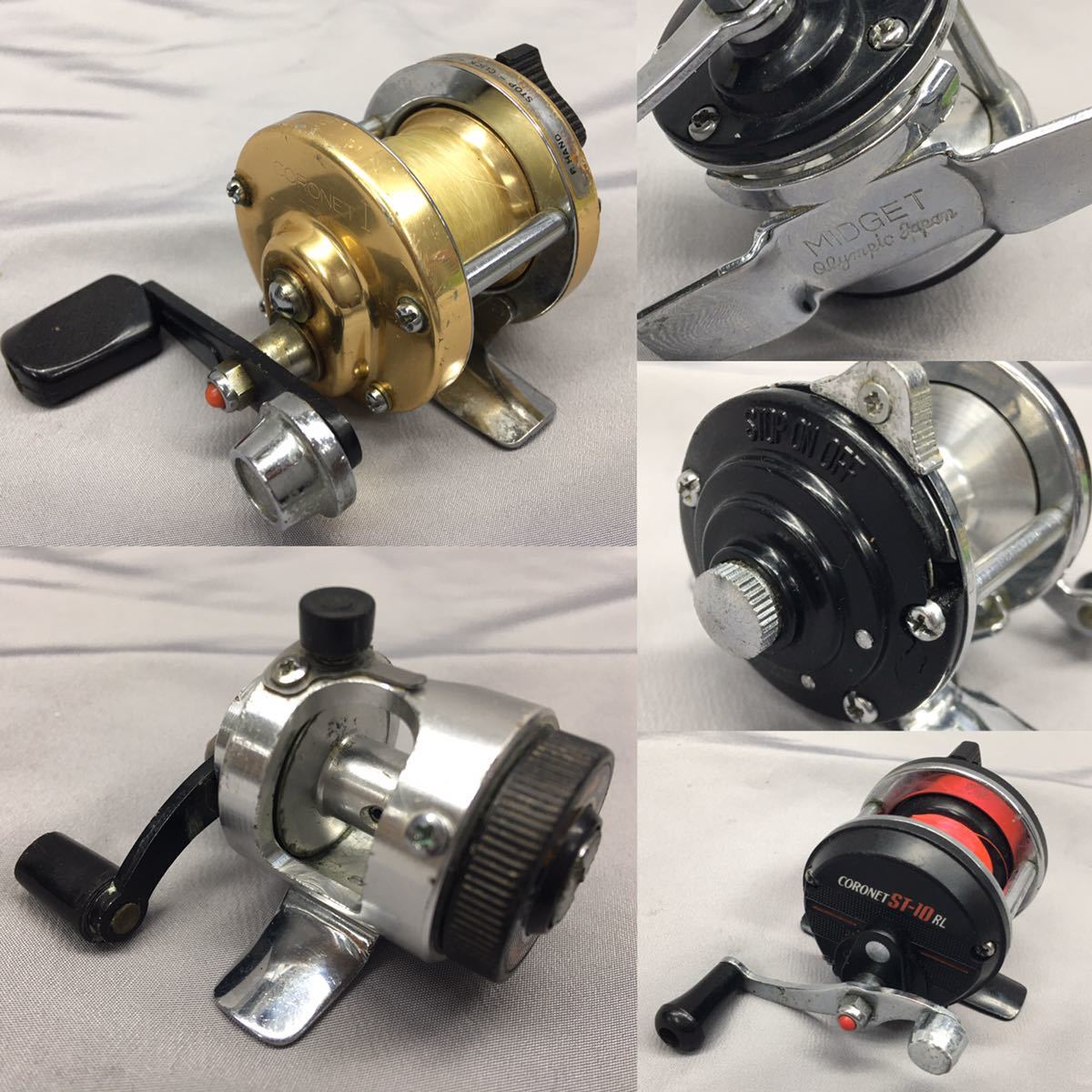 MK 小型 両軸 リール 5台 セット ダイワ CORONET 金コロ 5 MINI ST