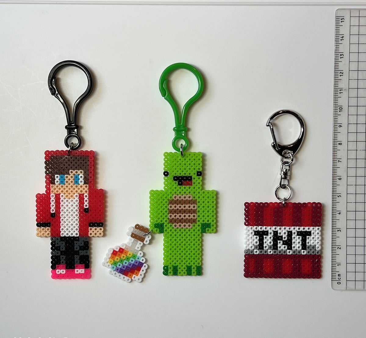 マインクラフト☆まいぜんシスターズプラホルダー☆TNTキーホルダー