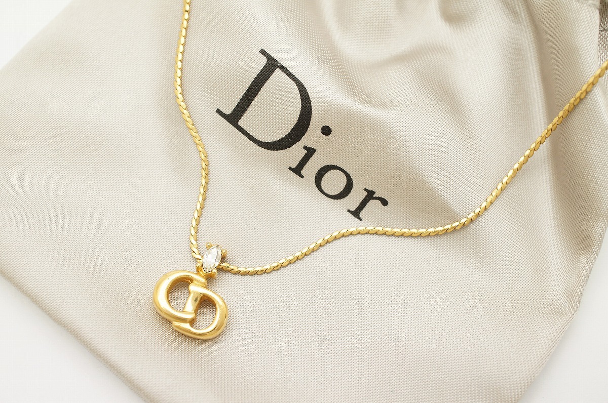 Christian Dior CDロゴ ヴィンテージ・中古ディオール DIOR 立体CDロゴ 