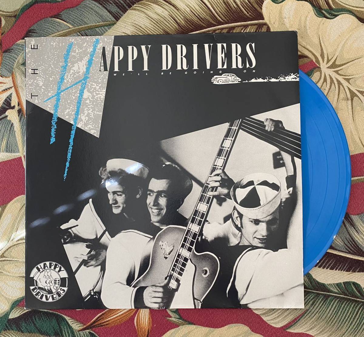 HAPPY DRIVERS Blue Vinyl LP WE’LL BE GOING ON ロカビリー サイコビリー