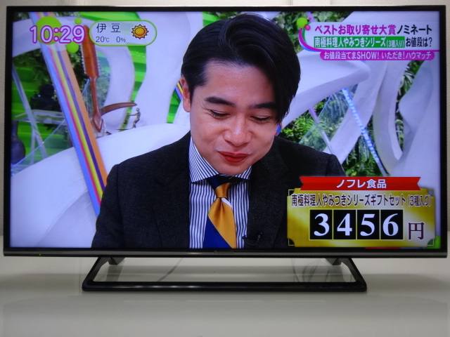 No1374★panasonic★40型/4K/LED/HDMI/USB/外付けHDD/テレビ16年★TH-40DX600