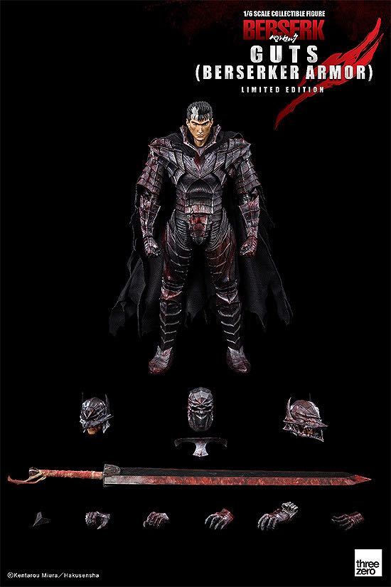 日本50個限定 threezero スリーゼロ 限定版 ベルセルク ガッツ（狂戦士 