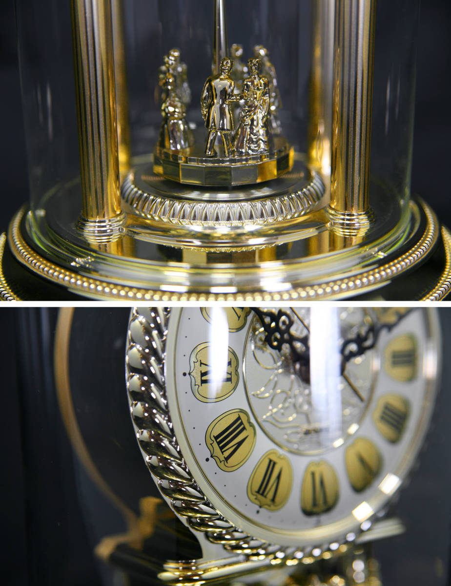シチズン CITIZEN 置時計 タイムランド モルガ 金色 ゴールド 4RG465
