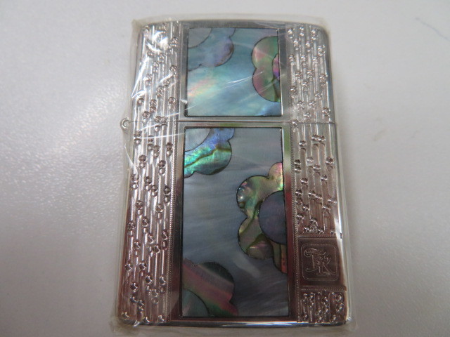 ポスト　アンティーク 8209 ZIPPO/ジッポー ライター 螺鈿細工 貝細工 未使用品 8209 ZIPPO