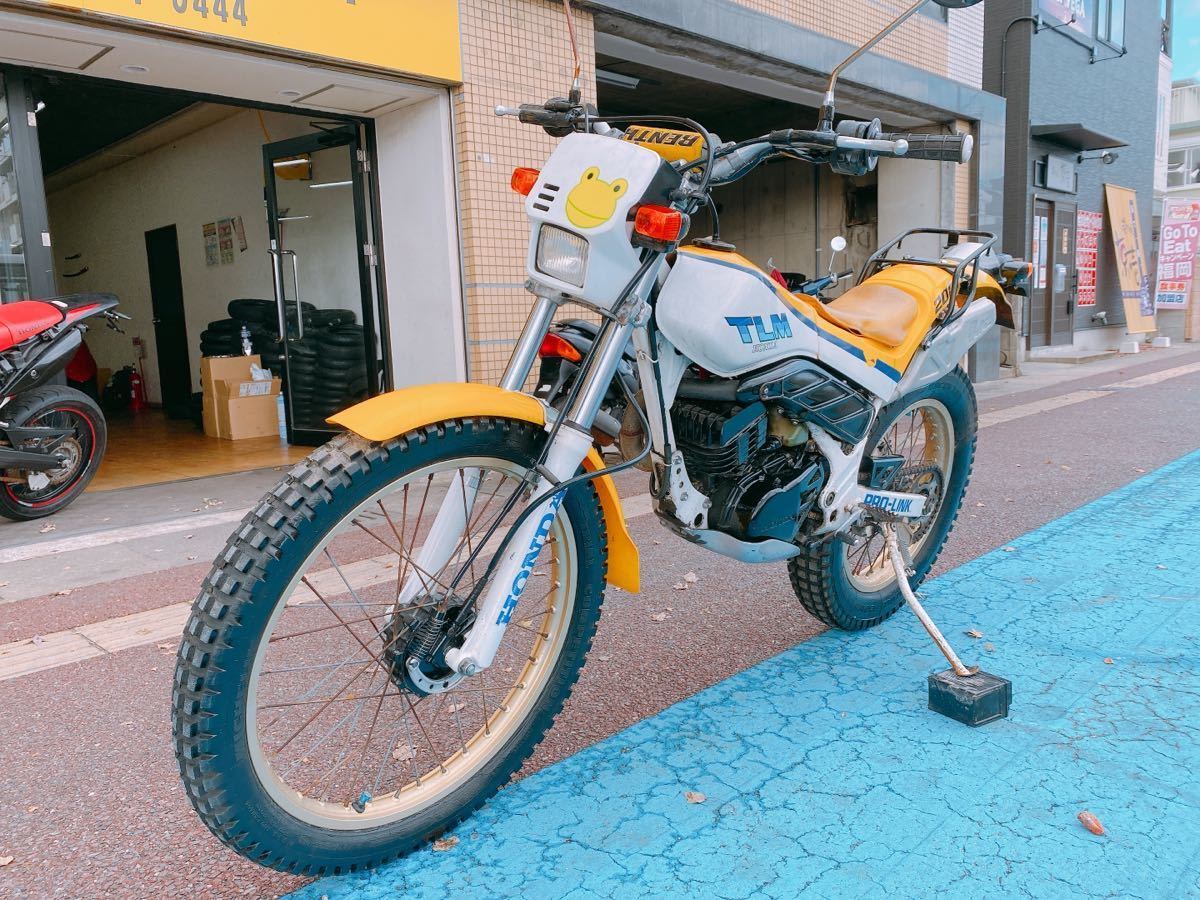 古き良き時代の本田 2ストTLM200R 1985年式 モタードよりオフロード 