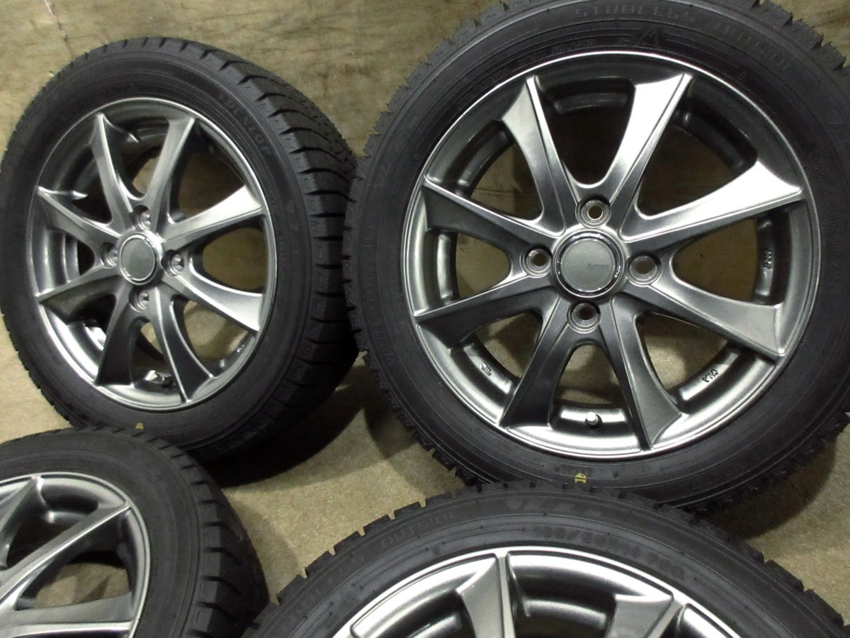 ほぼ未使用☆LEBEN BX 4.5J+45 ダンロップ WM03 165/55R14 2020年後半 
