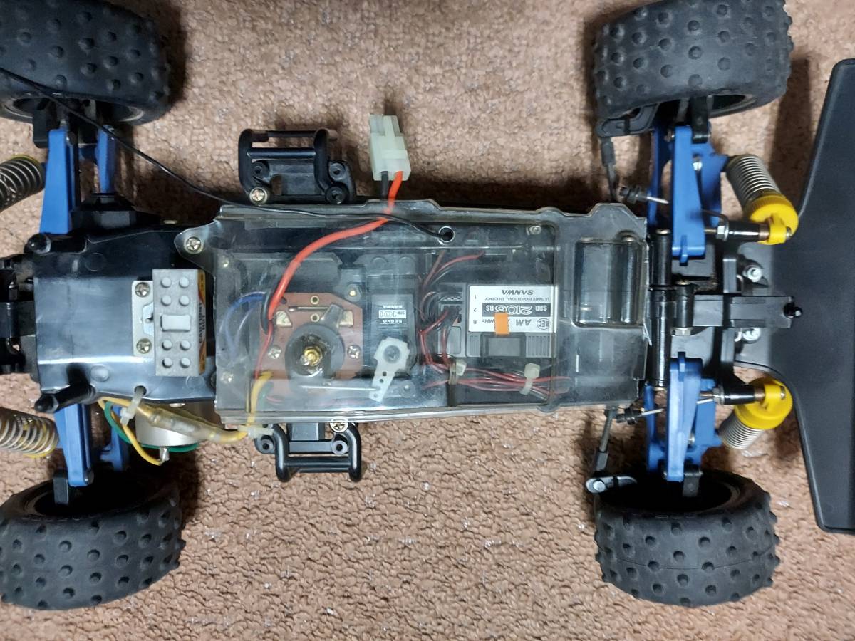 タミヤ ラジコン ファイヤードラゴン シャシーのみ ジャンク タミヤ ファイヤードラゴン RC 当時物 ミニ四駆 昭和レトロ ファイヤー