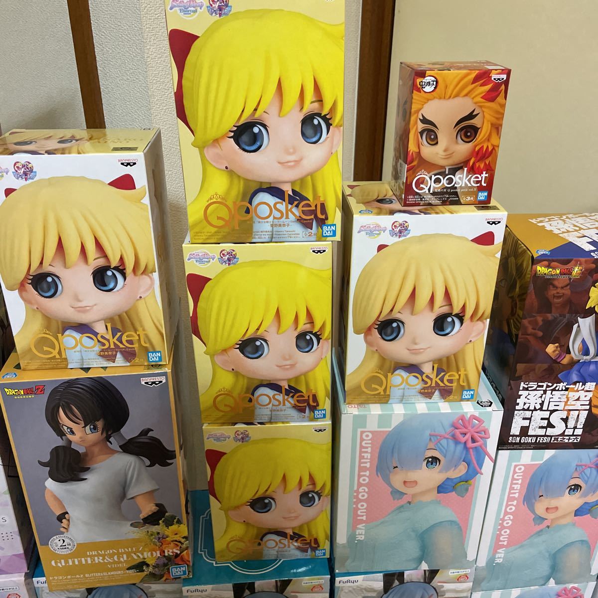 クリスマス大福袋！フィギュア60個大量出品！！ドラゴンボール、鬼滅の 