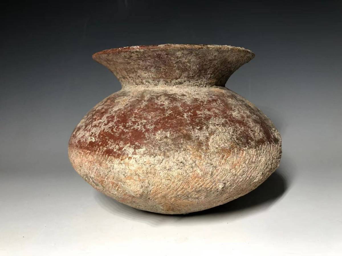 土師器 広口壺 土器 須恵器 渥美出土 陰刻文様 弥生時代～古墳時代 