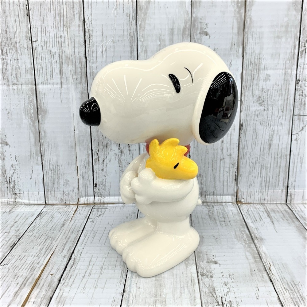 美品 その他雑貨 加藤工芸 SNOOPY スヌーピー バンク 大 ハグ 貯金箱