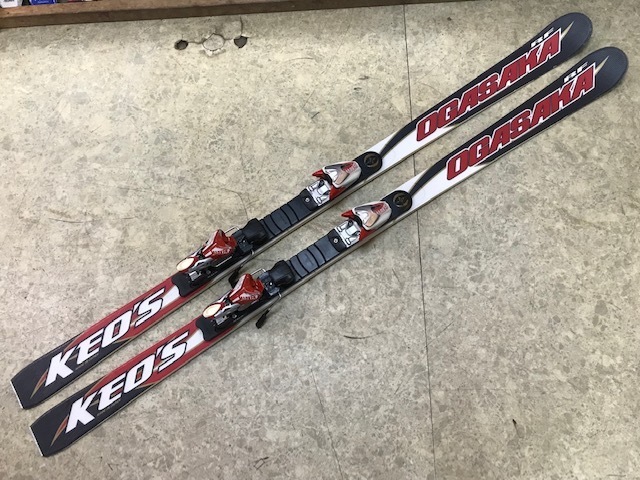OGASAKA スキー板ビンディング165cm グレー/レッド OGASAKA スキー板