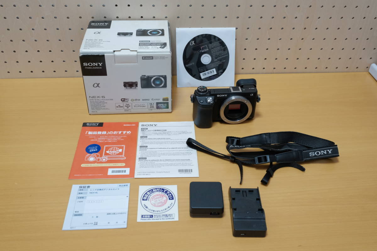 中古】SONY NEX6ボディ NEX-6 ボディ SONY ONE ブラックの出品 一眼レフ