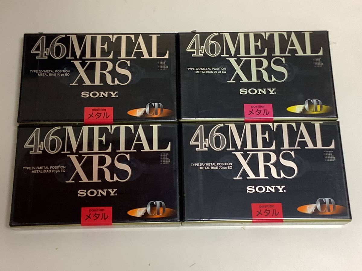 SONY メタルカセットテープ　METAL XRS 46 4本 | SONY 0 メタルテープ Metal-S Sony&frasl;スーパーメタルマスター&frasl;C-46SMMST&frasl;46