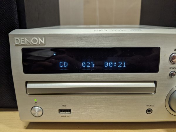 ジャンク】DENON RCD-M39 CD、ラジオ、iPod対応コンポ SC-M39