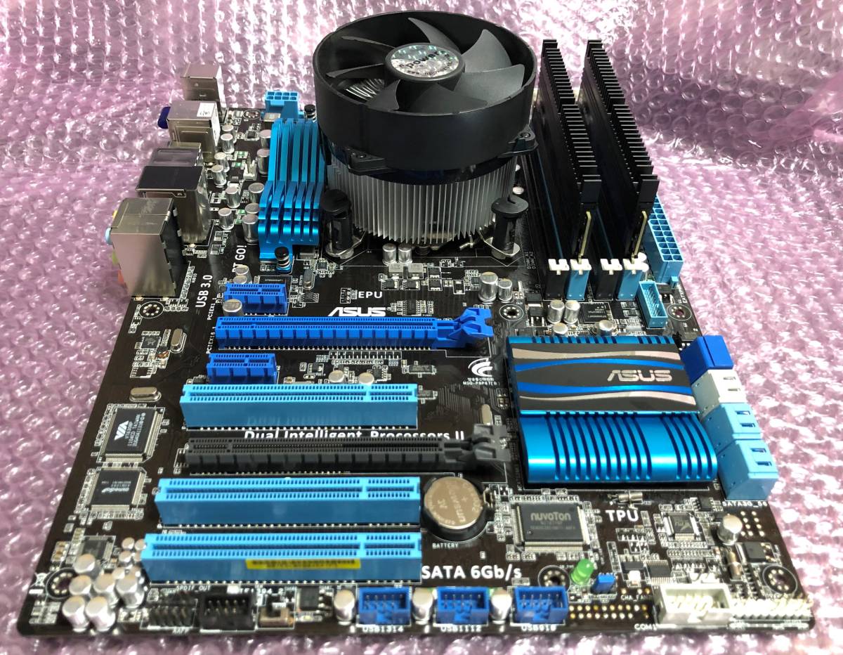 人気定番，新作 ASUS P8Z77-V 中古 CPU（Core i3 3220）、メモリ（DDR3