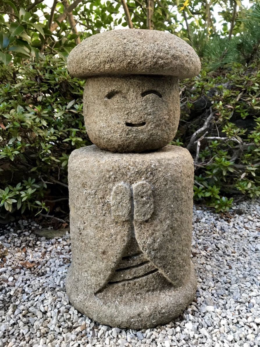 古民具建築雑貨茶庭庭園工具灯篭屋上ベランダテラス【癒し地蔵】坪庭枯山水ガーデニング水鉢石仏盆栽蘭その他