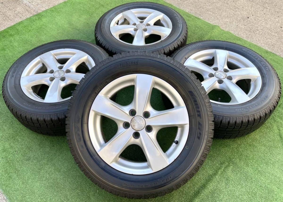 AGA TARGA 15インチ アルミホイール＆ TOYO GARIT 2019年製 195/65R15 4本セット★VW ポロ ゴルフ4 ニュービートル アウディ 等に