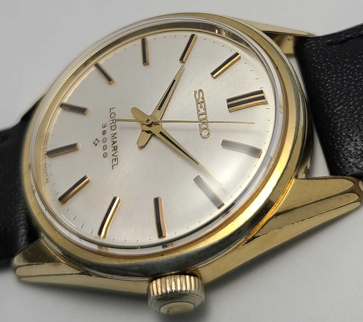 セイコー ロードマーベル36000 タツノオトシゴ裏蓋の最初期モデル 1967 