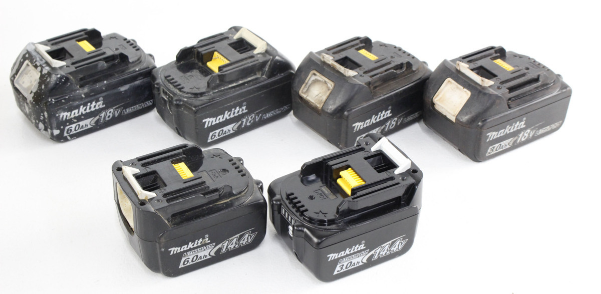 中古・ジャンク品】Makita マキタ リチウムイオンバッテリー BL1860B×3 
